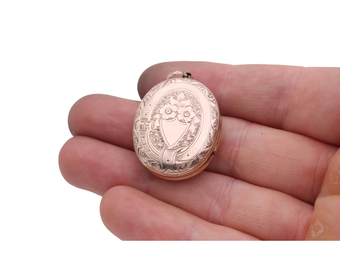 Antique Victorian 9ct Gold Double Opening Locket