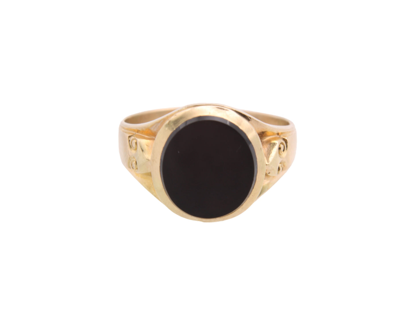 Antique 18ct Yellow Gold Carnelian Agate Signet Ring