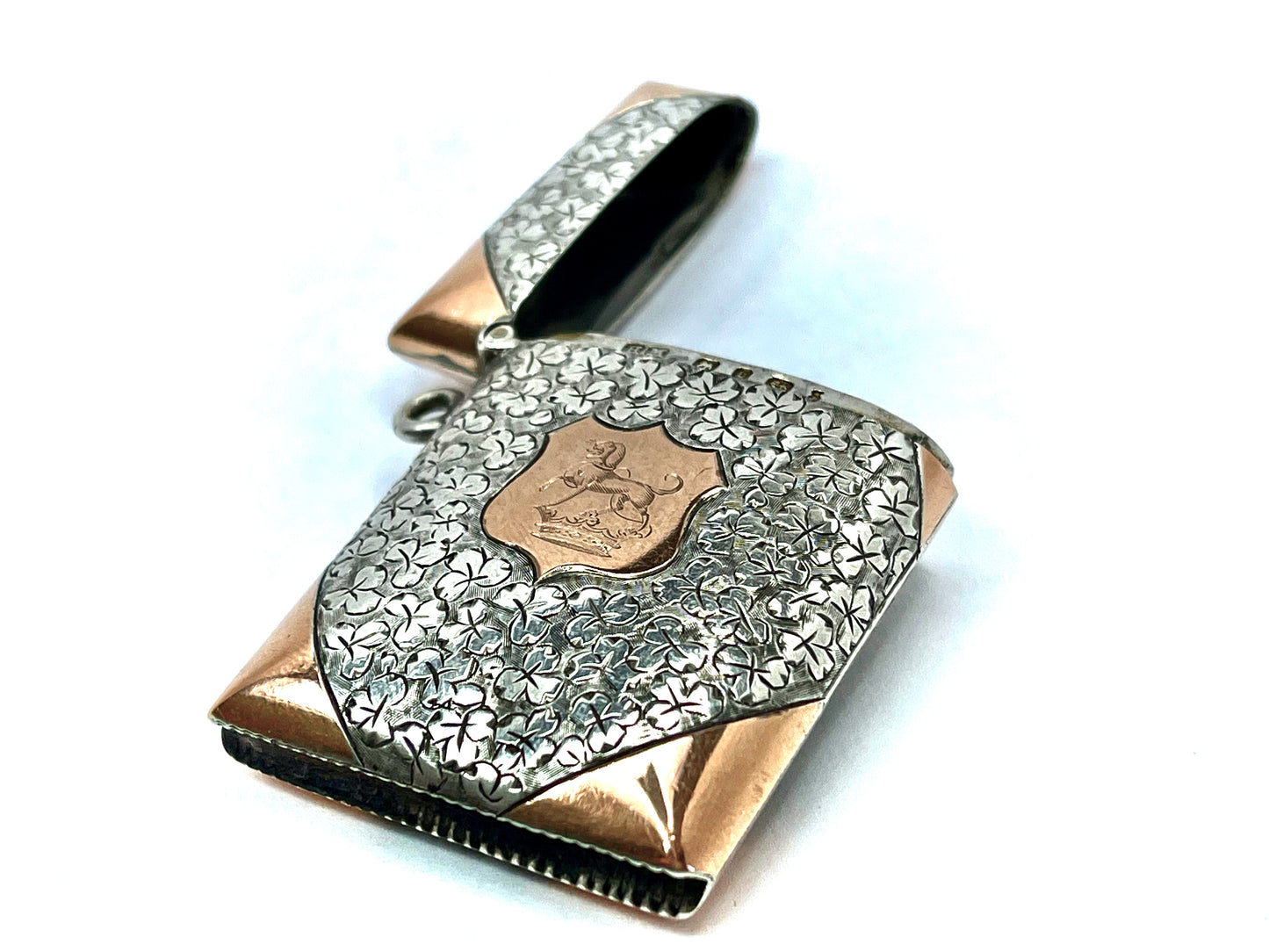 victorian-silver-and-gold-vesta-case-lord-drummond-crest