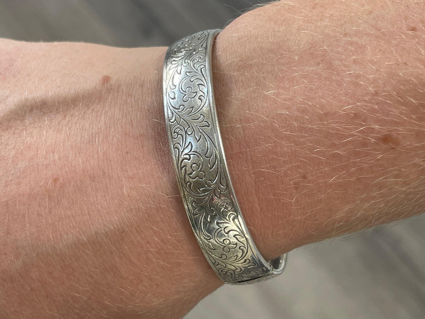 charles-horner-silver-bangle-bracelet