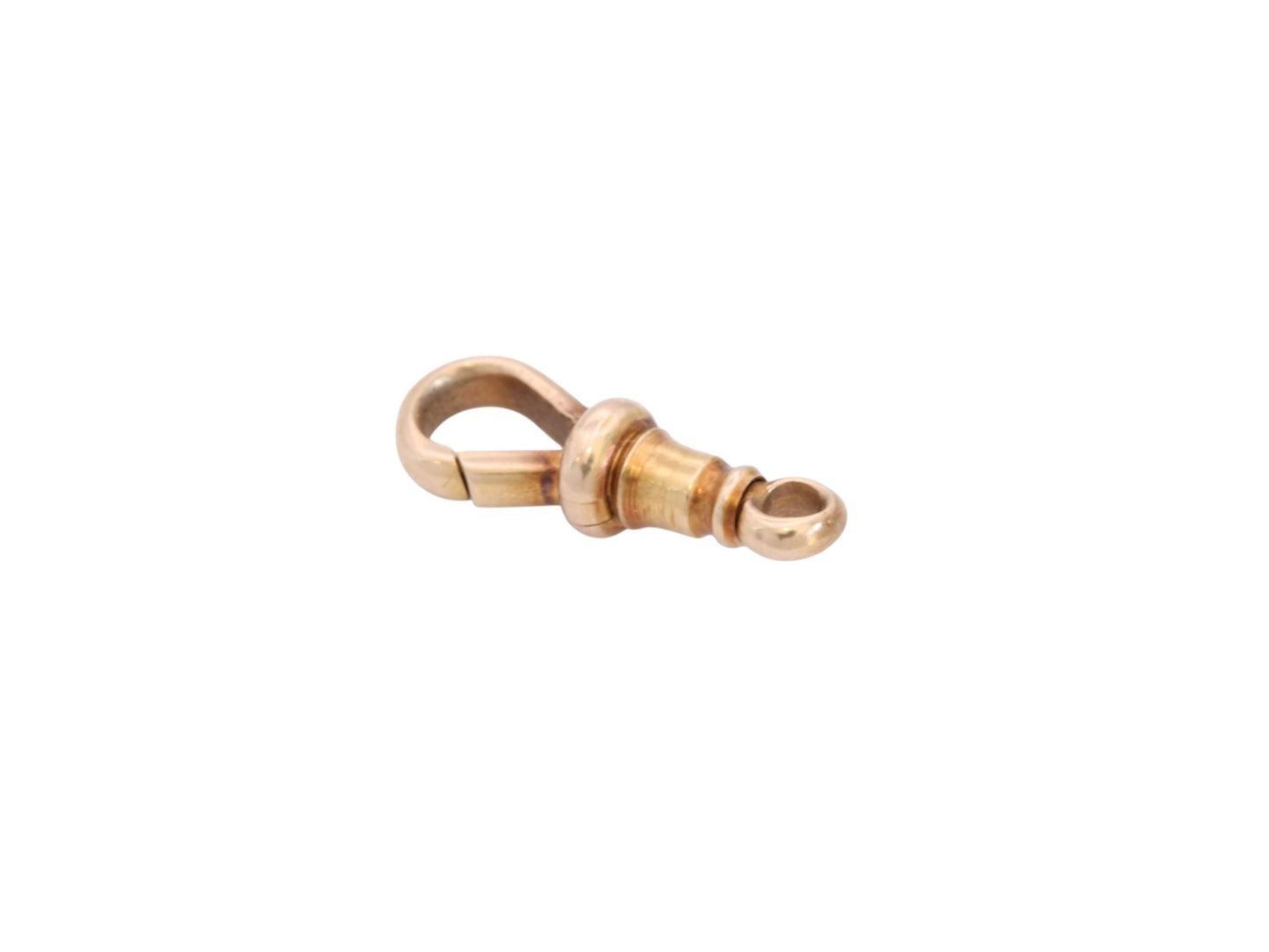 Antique 15ct Gold Dog Clip Clasp c.1900 — view 3