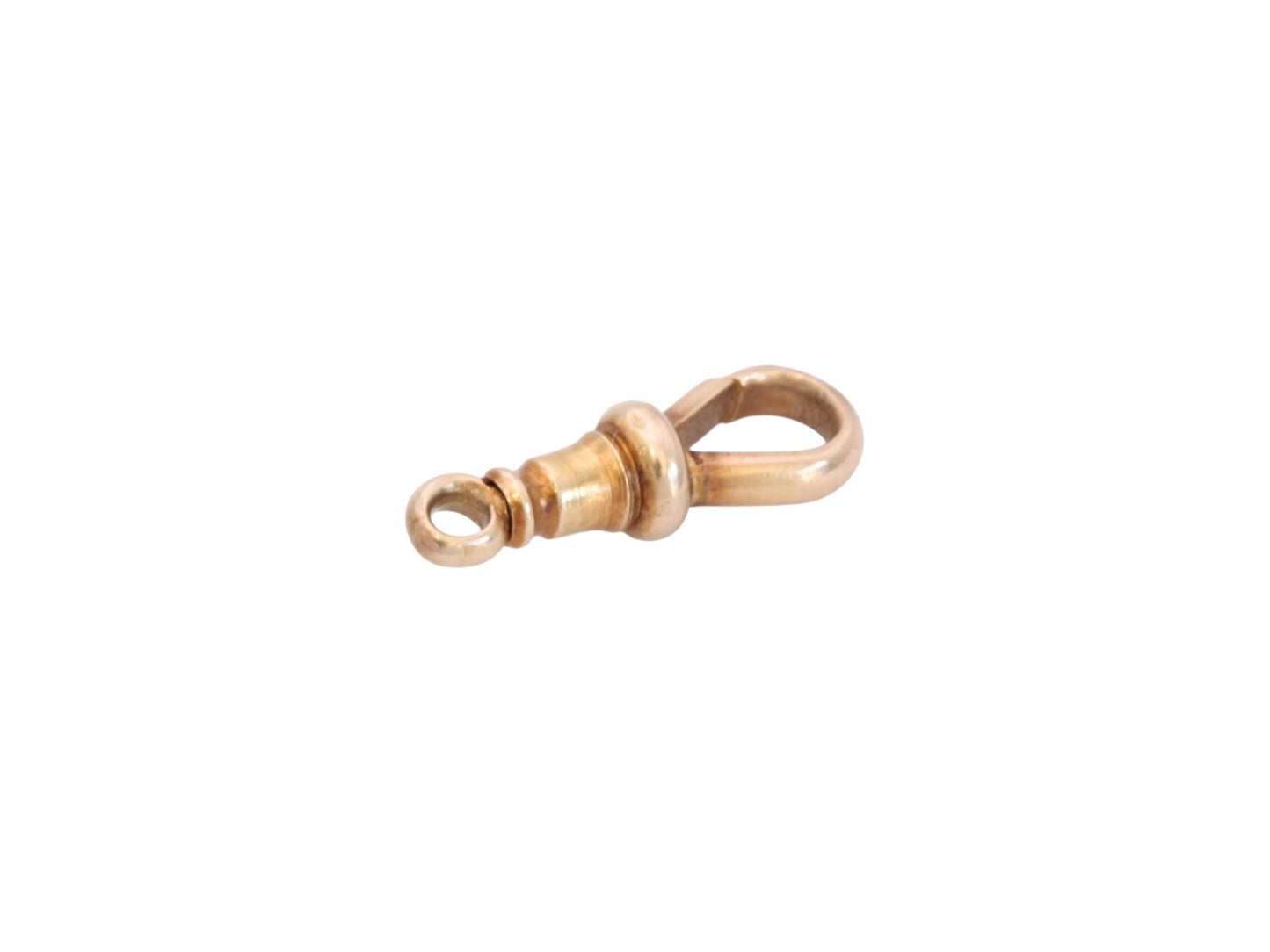 Antique 15ct Gold Dog Clip Clasp c.1900 — view 4