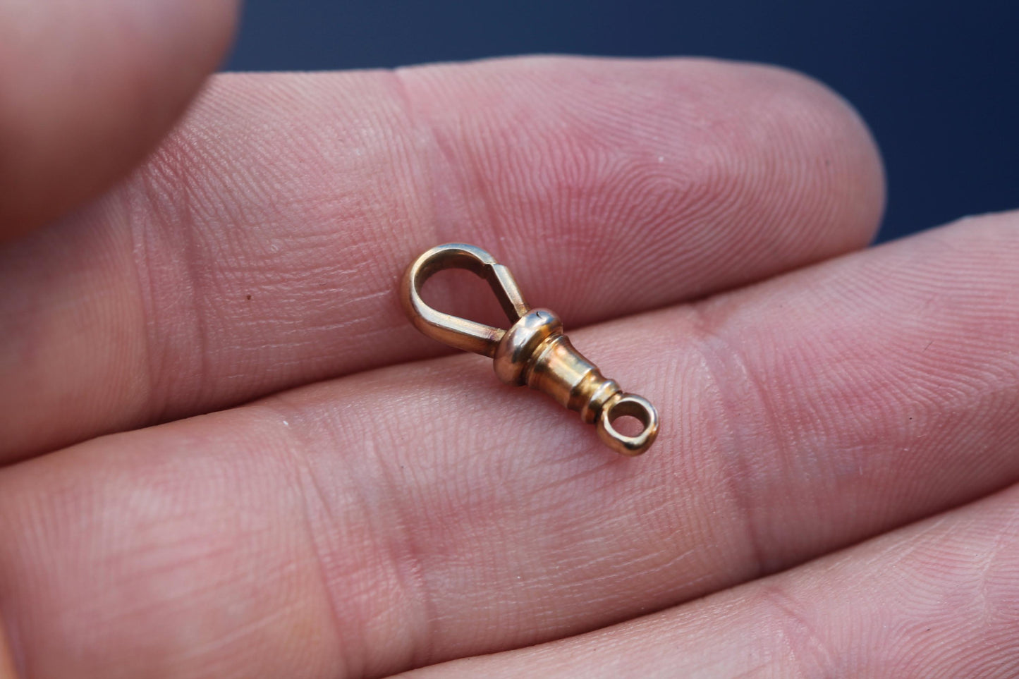 Antique 15ct Gold Dog Clip Clasp c.1900 — view 11