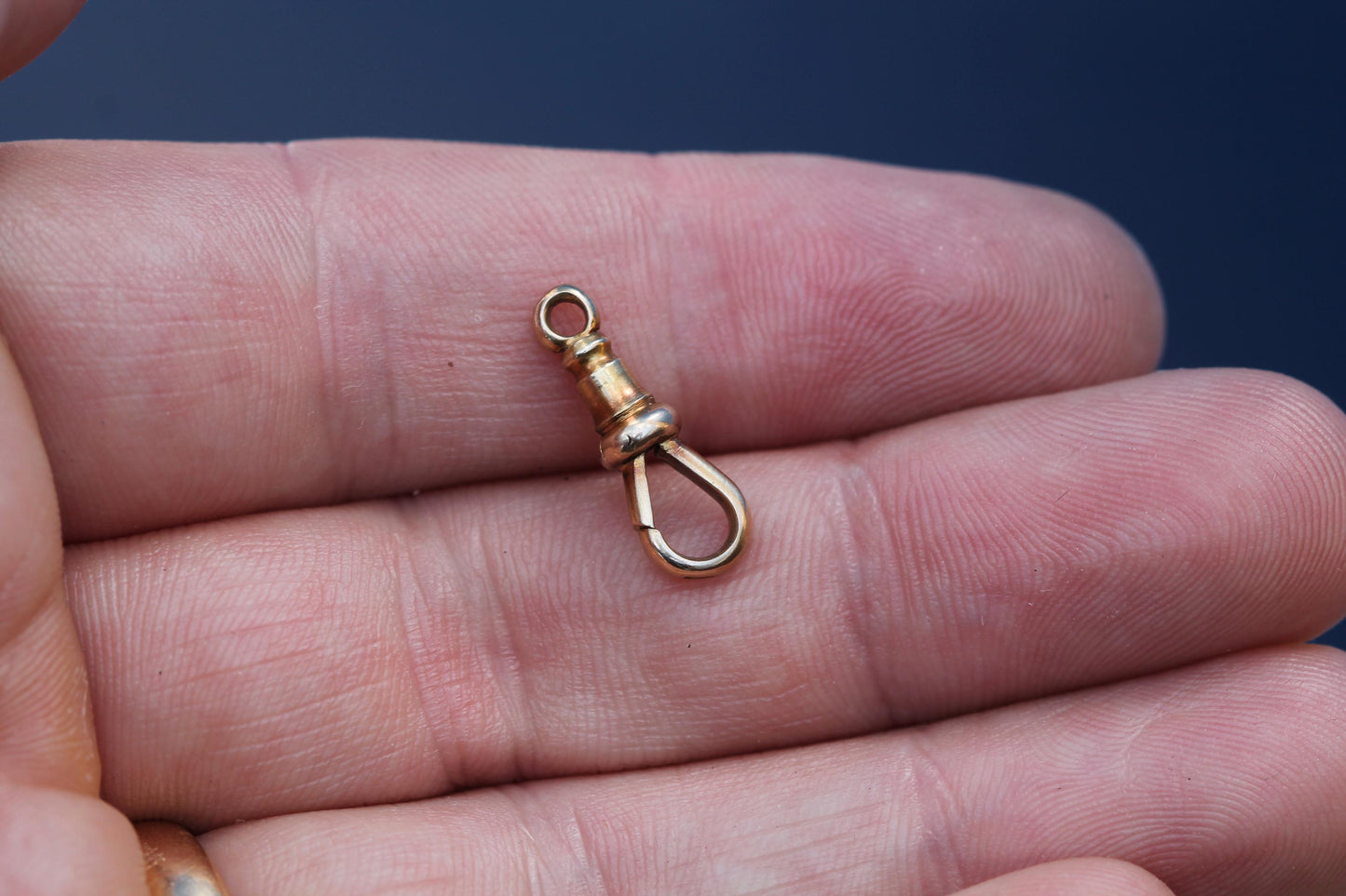 Antique 15ct Gold Dog Clip Clasp c.1900 — view 14