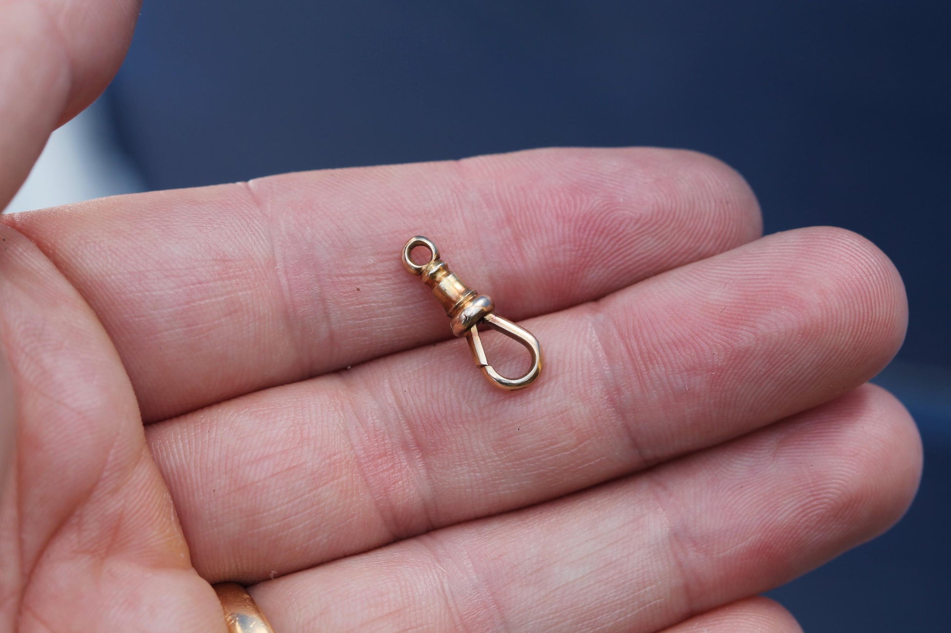 Antique 15ct Gold Dog Clip Clasp c.1900 — view 16