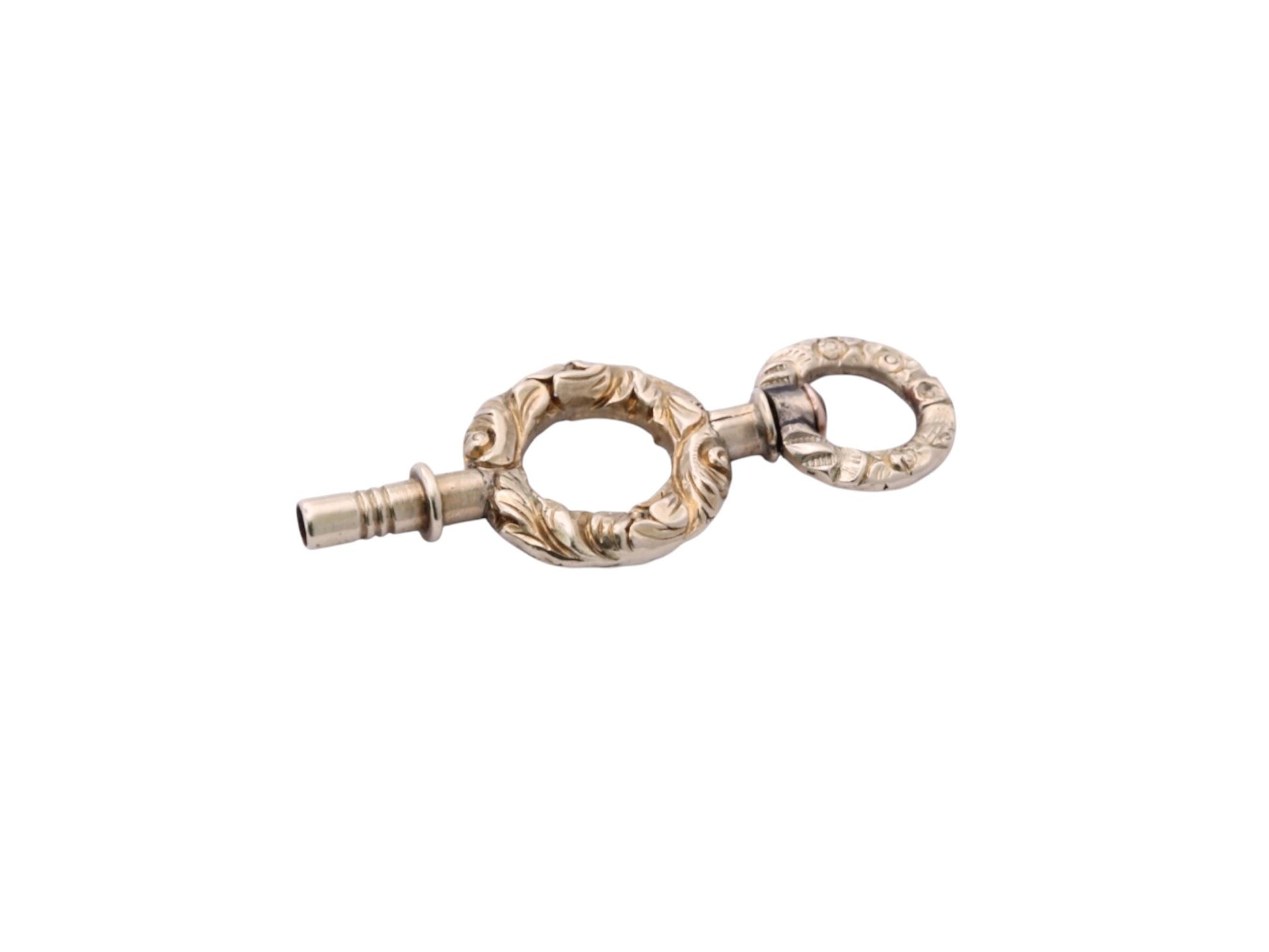 Antique Victorian 15ct Gold Filled Chased Watch Key | c.1860 — view 13