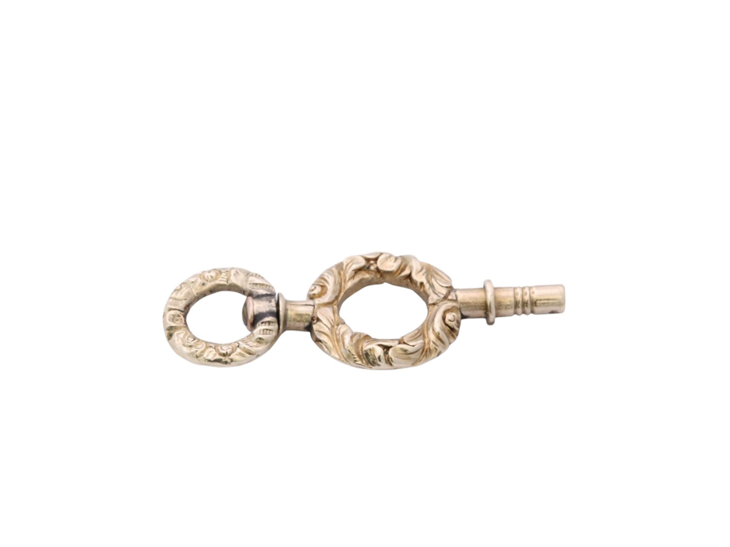 Antique Victorian 15ct Gold Filled Chased Watch Key | c.1860 — view 14
