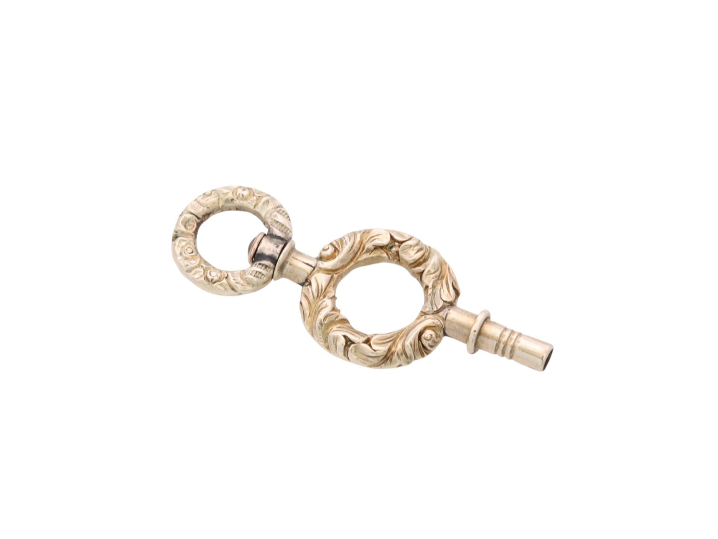 Antique Victorian 15ct Gold Filled Chased Watch Key | c.1860 — view 15