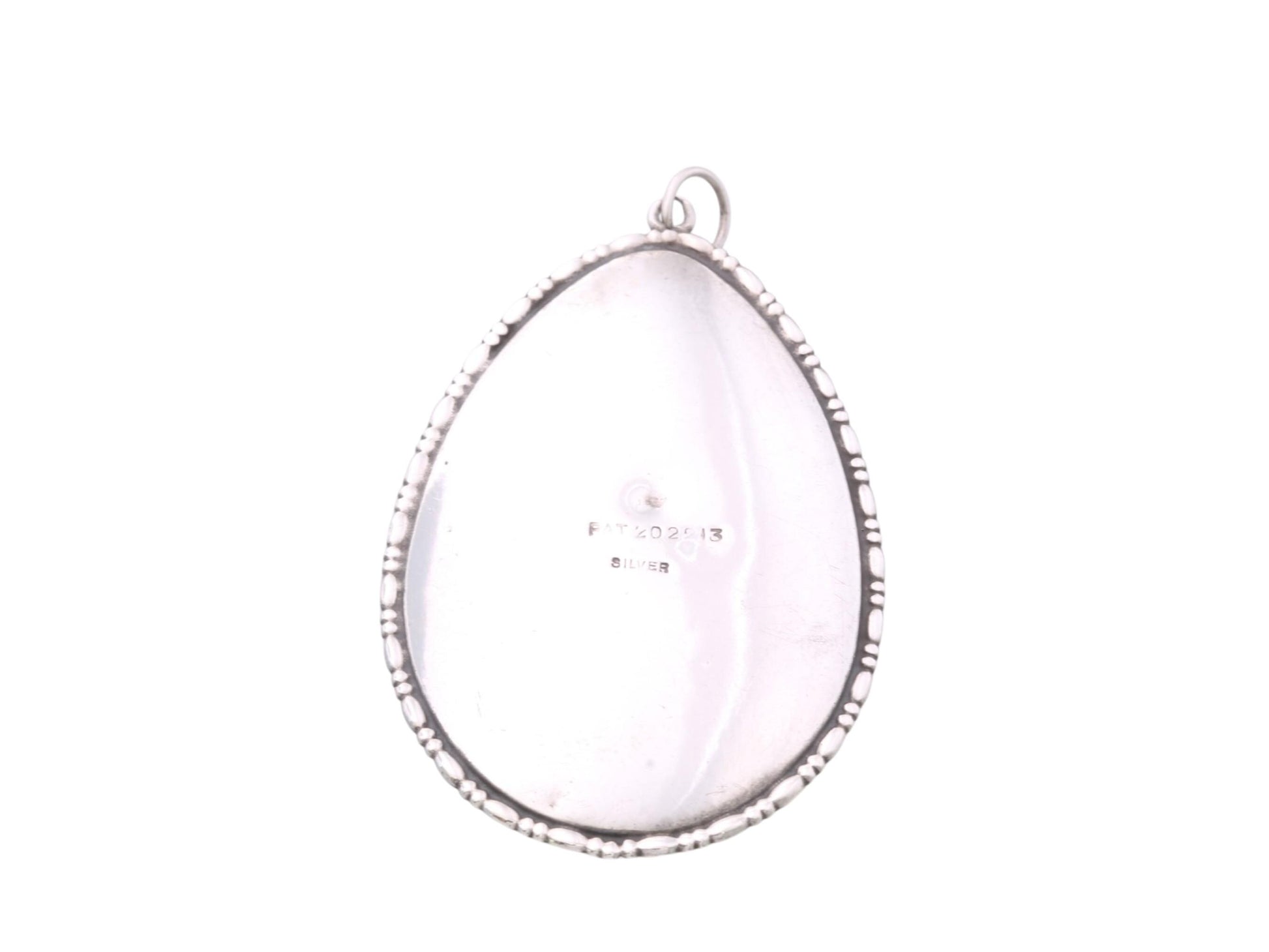Art Deco Sterling Silver Butterfly Wing Pendant  | c.1930 — view 6
