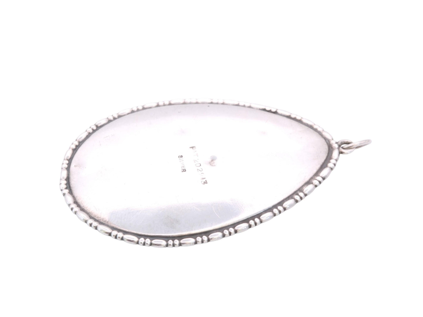 Art Deco Sterling Silver Butterfly Wing Pendant  | c.1930 — view 8