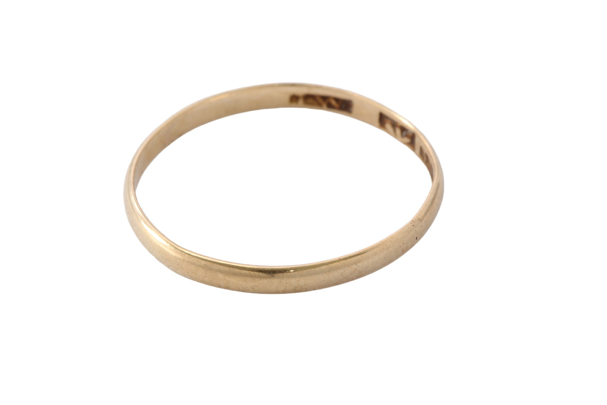 Antique Early Victorian 18ct Gold Wedding Band | Aberdeen Scottish Provincial c.1840 — view 13