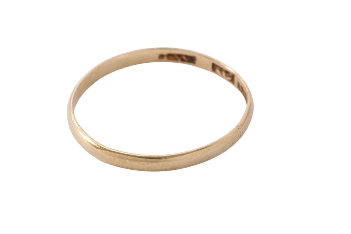 Antique Early Victorian 18ct Gold Wedding Band | Aberdeen Scottish Provincial c.1840 — view 14