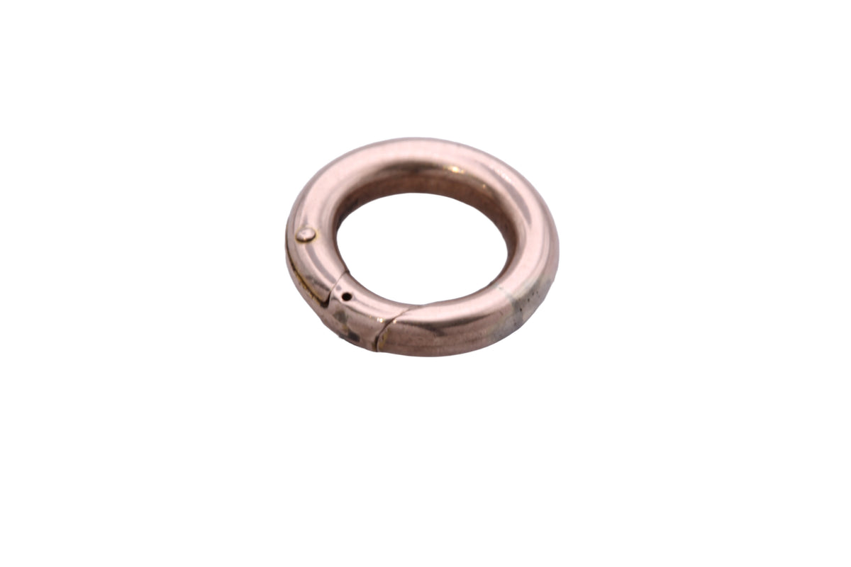 Antique 9ct Gold Spring Ring Clasp | Bolt Ring c.1900 — view 9