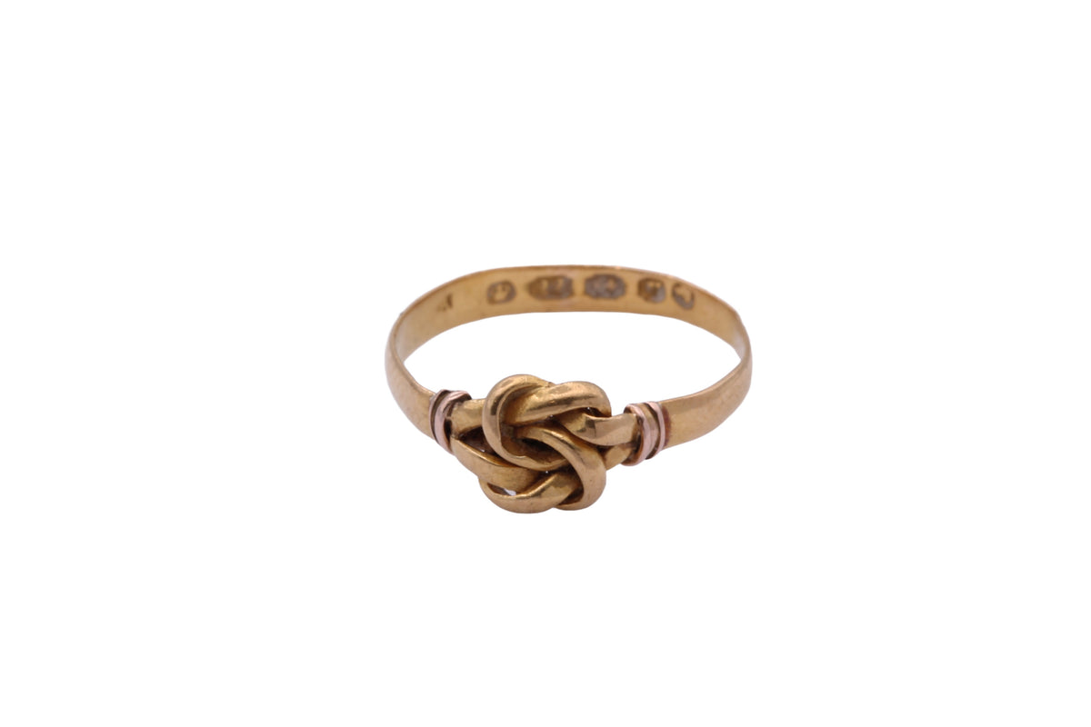 Antique Victorian 22ct Gold Love Knot Ring | 1870 — view 12