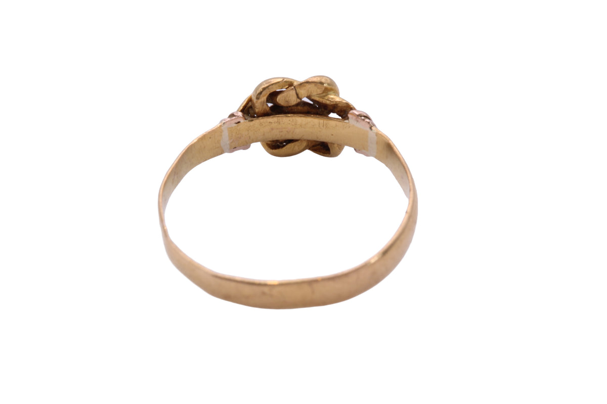 Antique Victorian 22ct Gold Love Knot Ring | 1870 — view 14