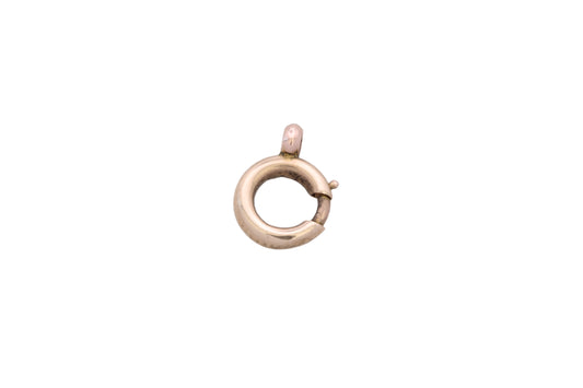 Antique c.1920 9ct rose gold spring ring clasp