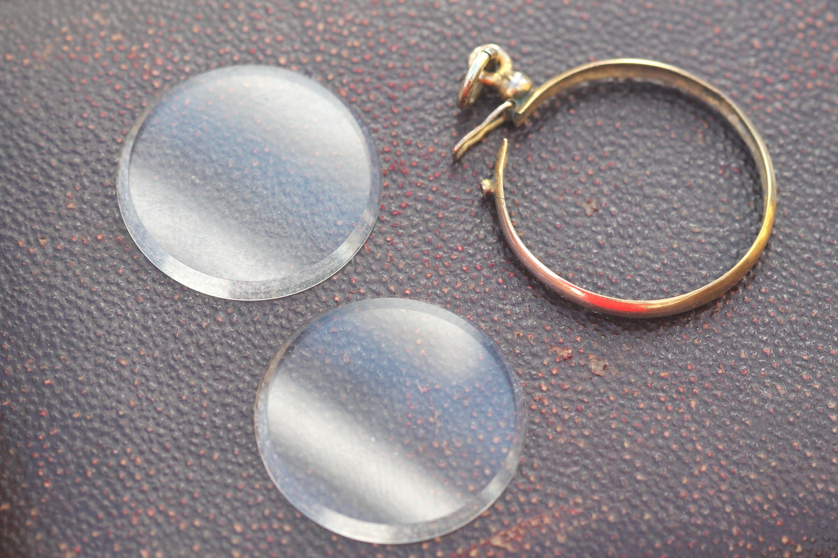 Antique Victorian 9ct Rolled Gold Double Glass Open Locket — view 12