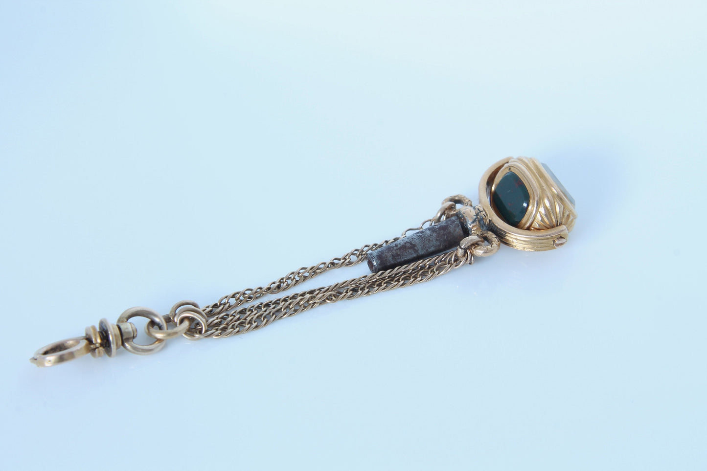 Antique Victorian 15ct Gold Swivel Watch Key