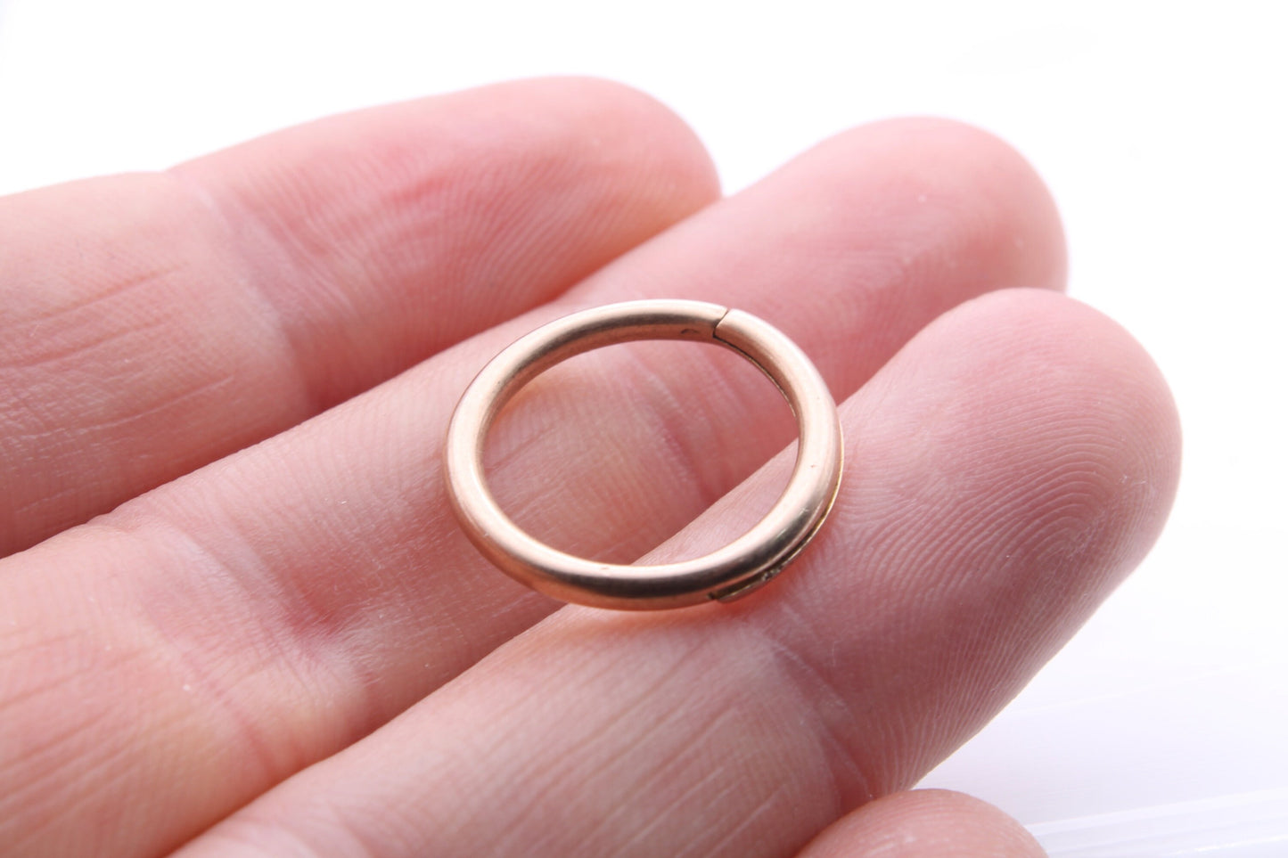 Antique Victorian 9ct Gold Split Ring