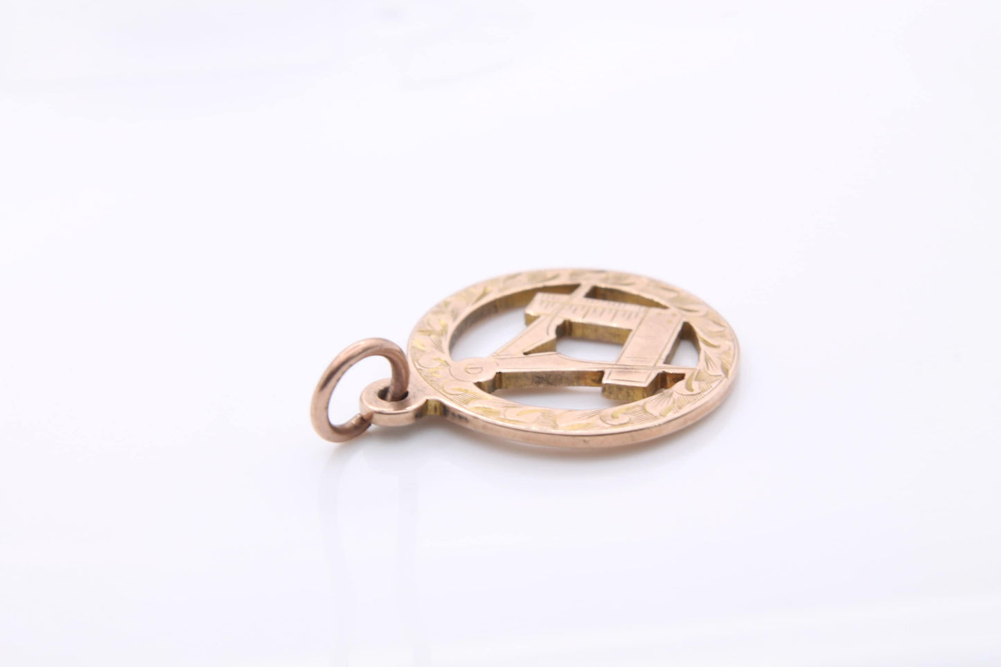 Antique 9ct Gold Masonic Pendant