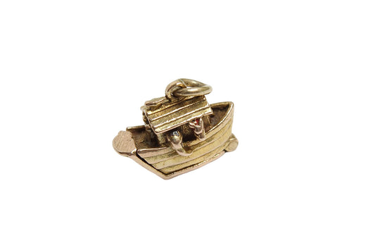 Vintage 9ct Gold Opening Noahs Ark Charm