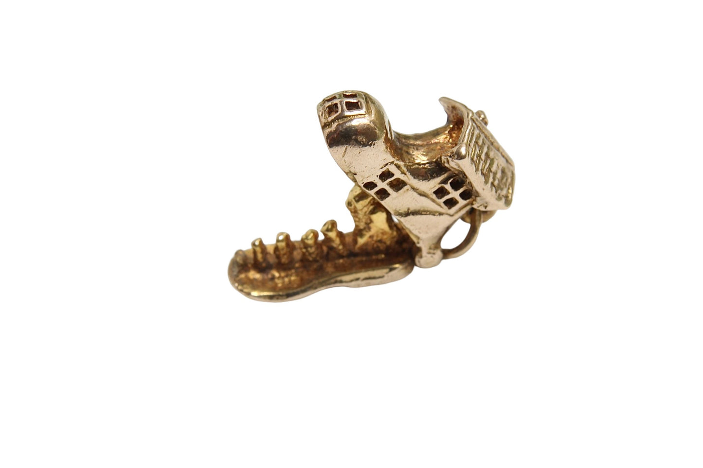 Vintage 9ct Gold "There was an old woman who lived in a shoe" Charm