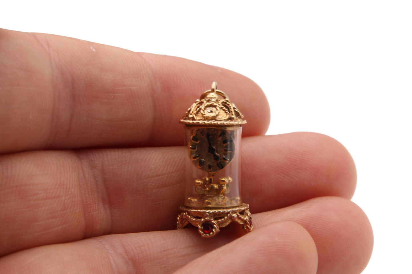 Vintage 9ct Gold Carriage Clock Charm