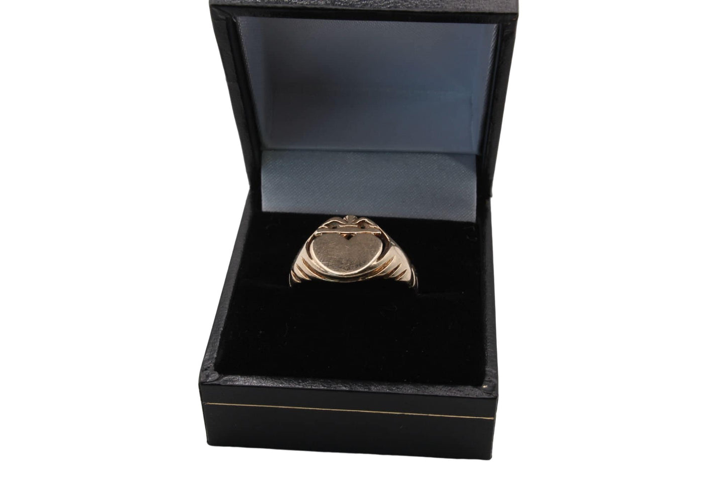Vintage 9ct Gold Heart Claddagh Signet Ring