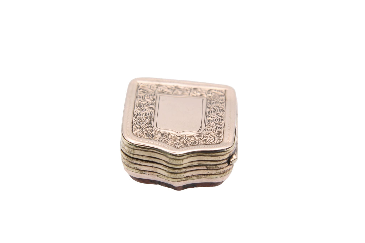 Antique Victorian 9ct Gold & Aberdeen Granite Shield Locket