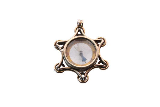 Antique Edwardian 9ct Gold Compass Fob/Pendant