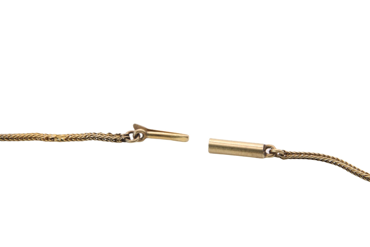 Antique 15ct Gold Foxtail Link Necklace