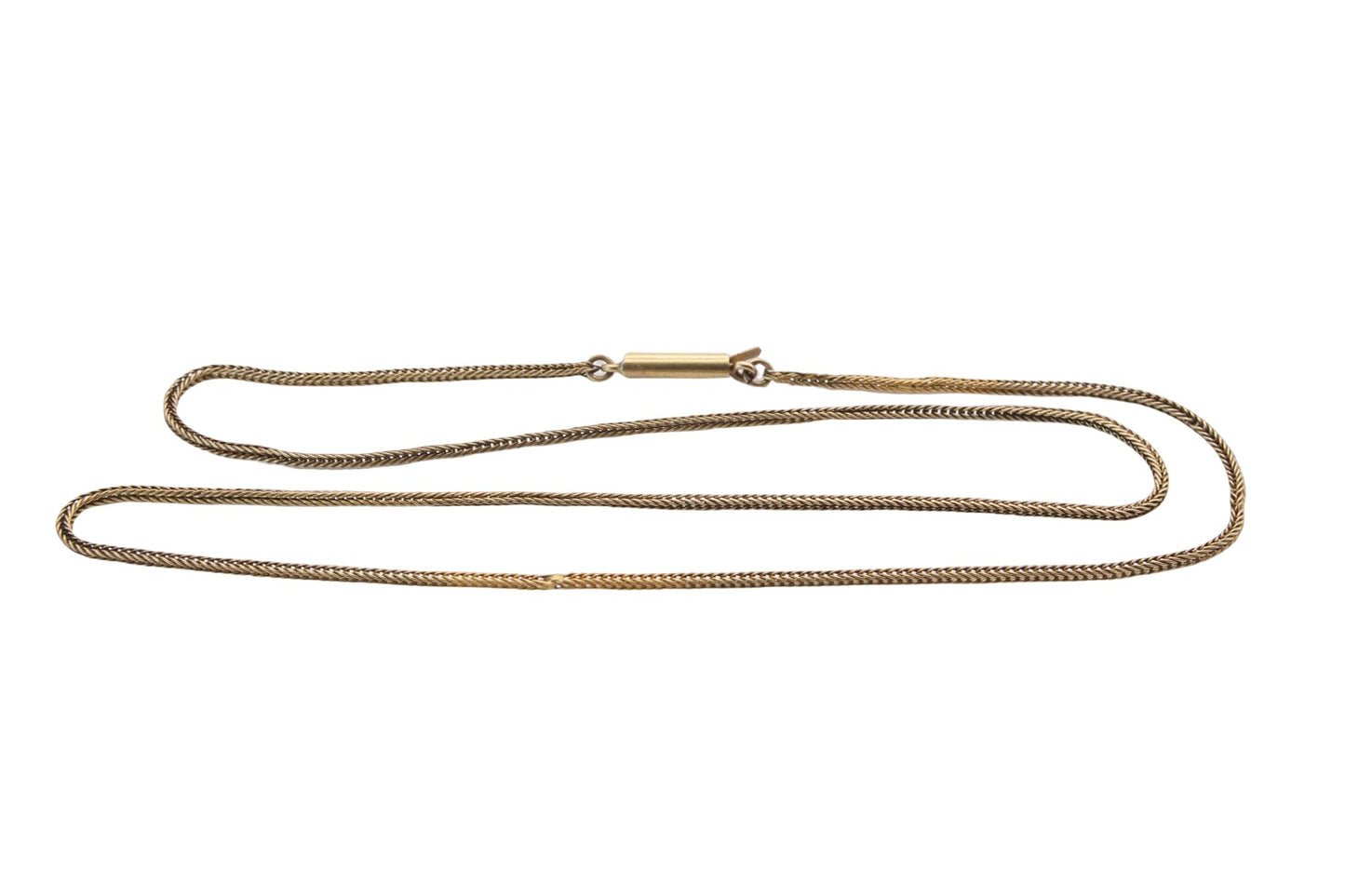 Antique 15ct Gold Foxtail Link Necklace