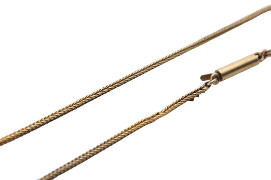 Antique 15ct Gold Foxtail Link Necklace