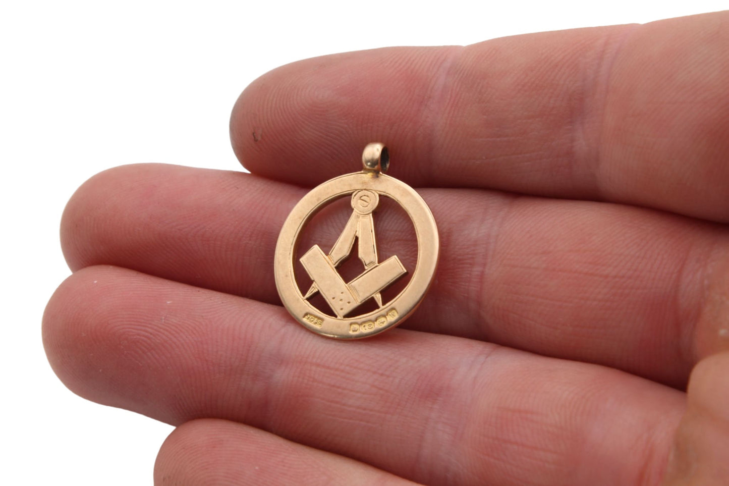 Antique 18ct Gold Masonic Pendant