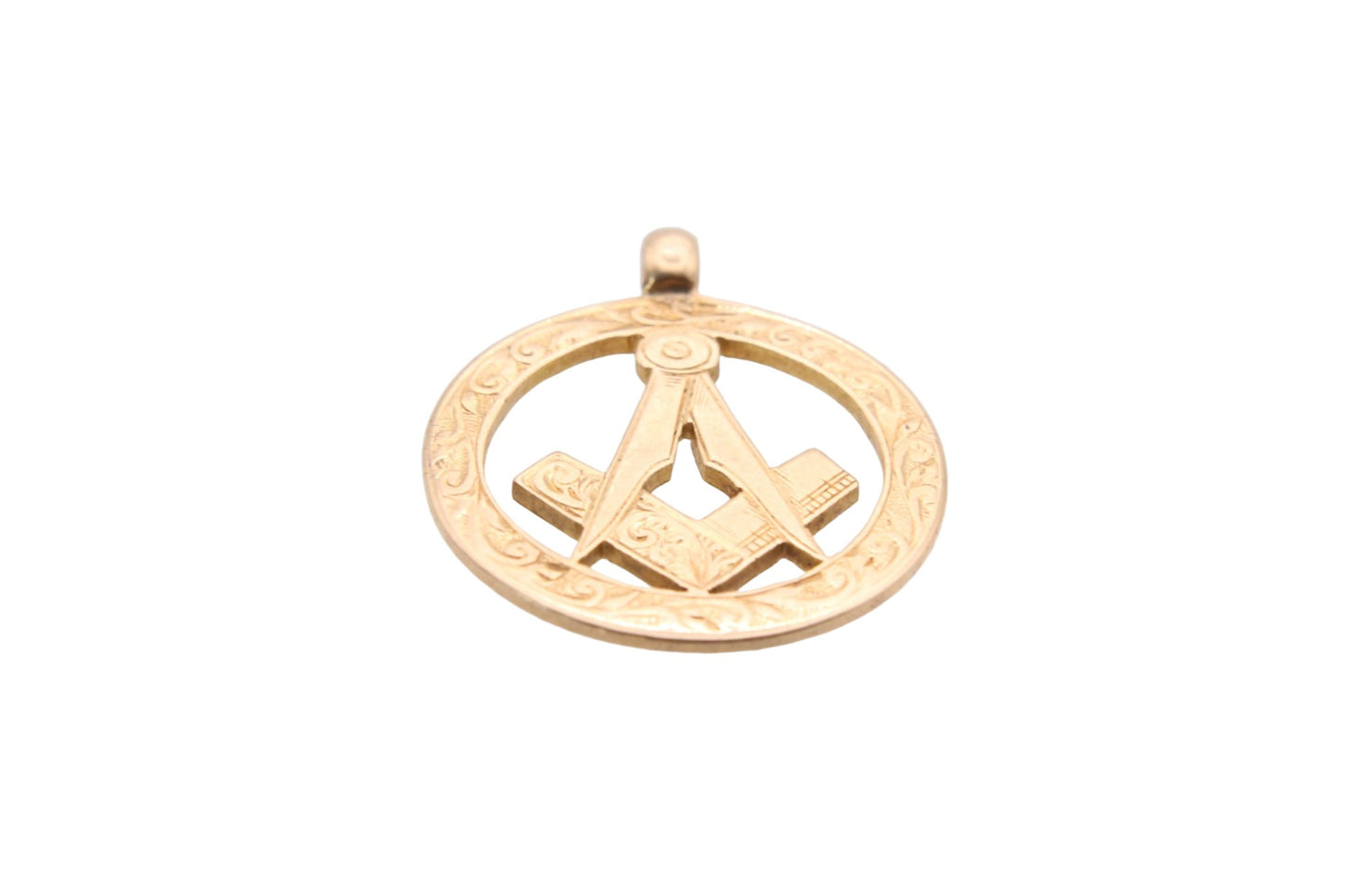 Antique 18ct Gold Masonic Pendant