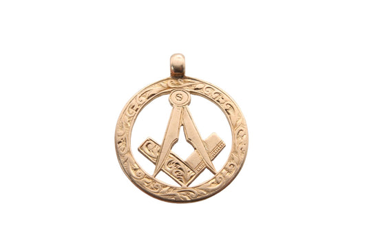 Antique 18ct Gold Masonic Pendant