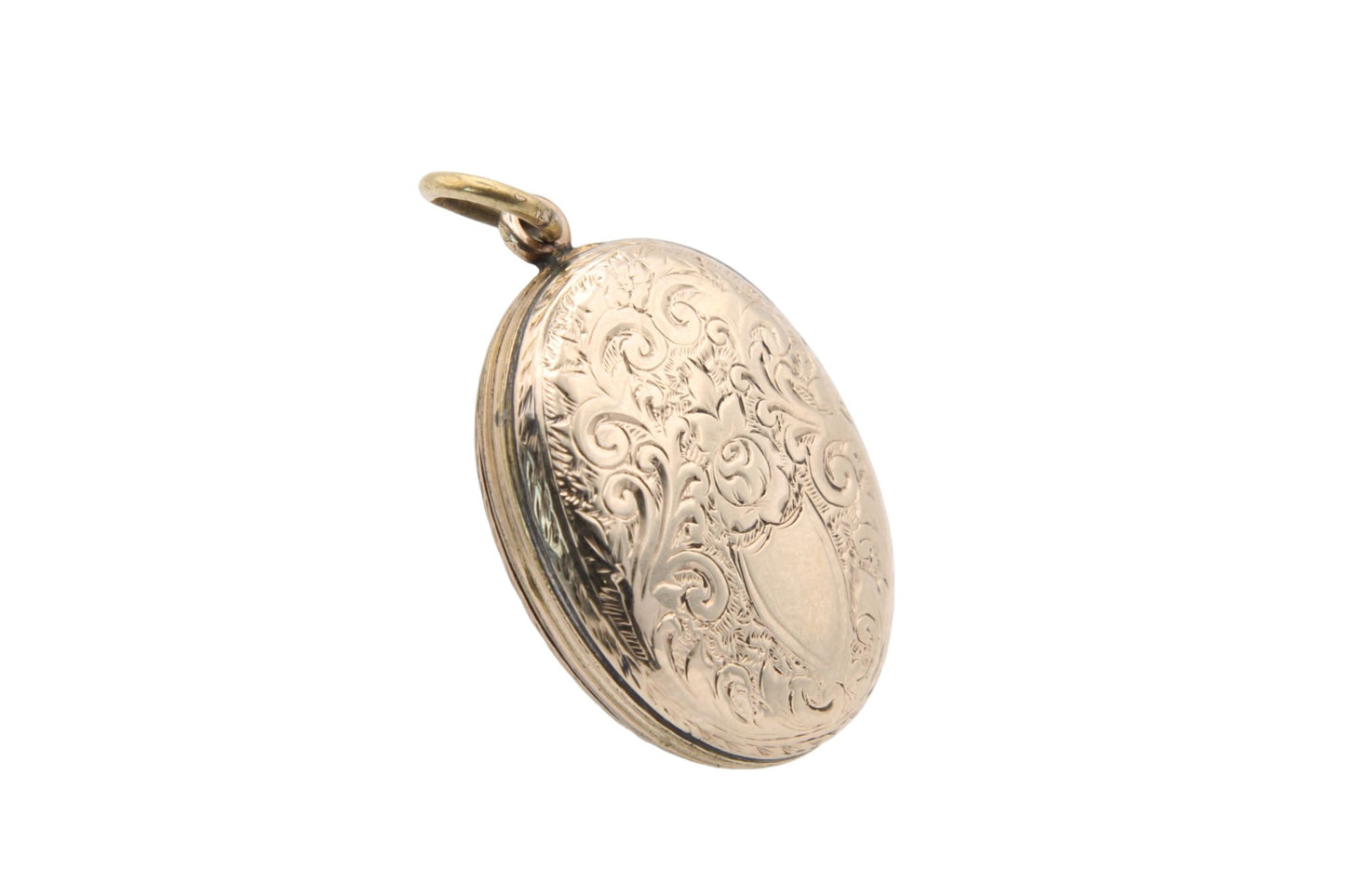 Antique Victorian 9ct Gold Enamel Cross Locket