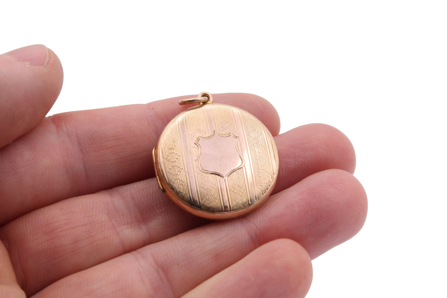 Antique Edwardian 15ct Gold Locket - 1910