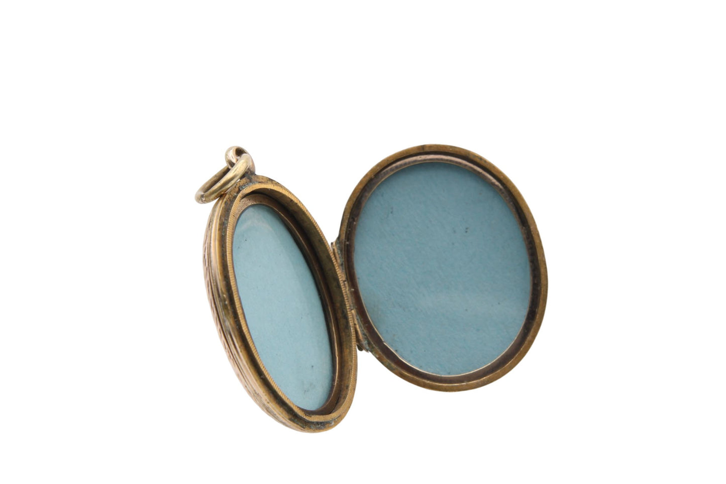 Antique Victorian 9ct Gold Enamel Cross Locket