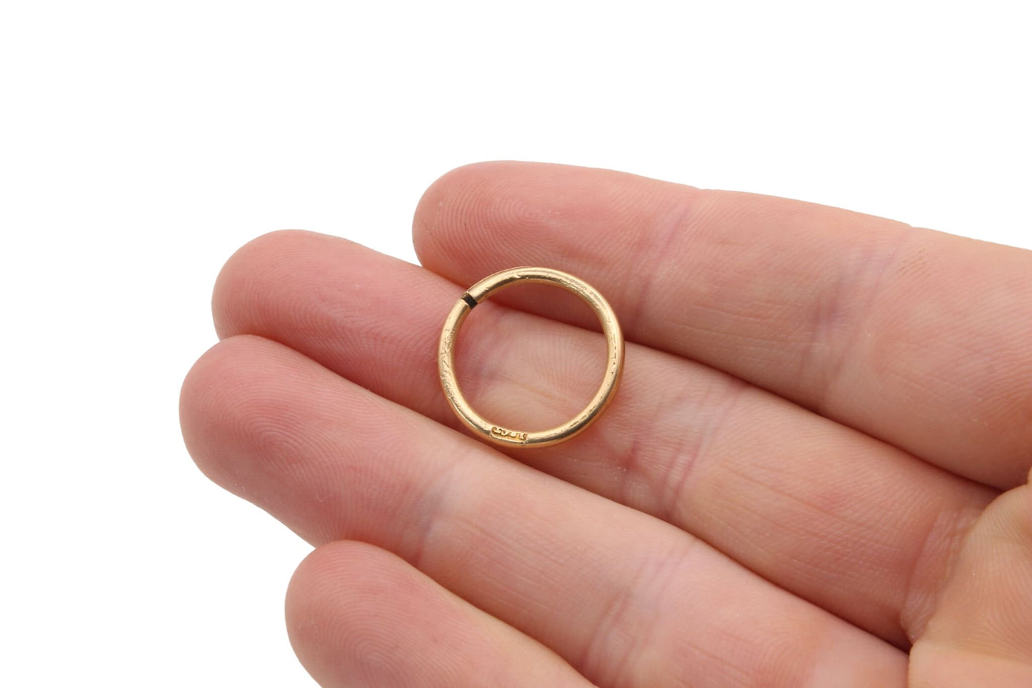 Antique Victorian 18ct Gold Split Ring