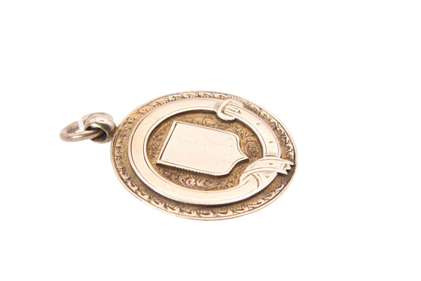 Antique Edwardian 9ct Gold Buckle Pendant