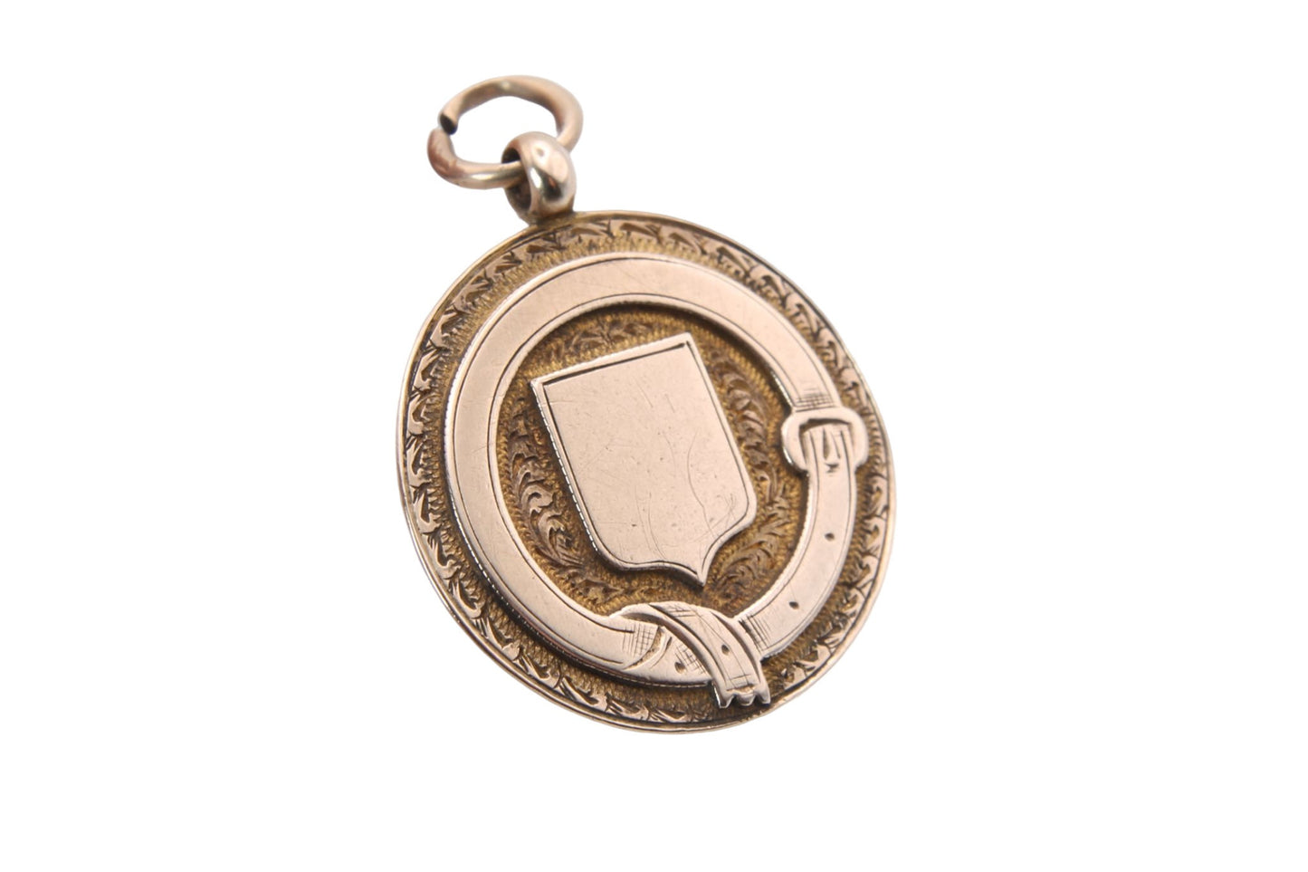 Antique Edwardian 9ct Gold Buckle Pendant