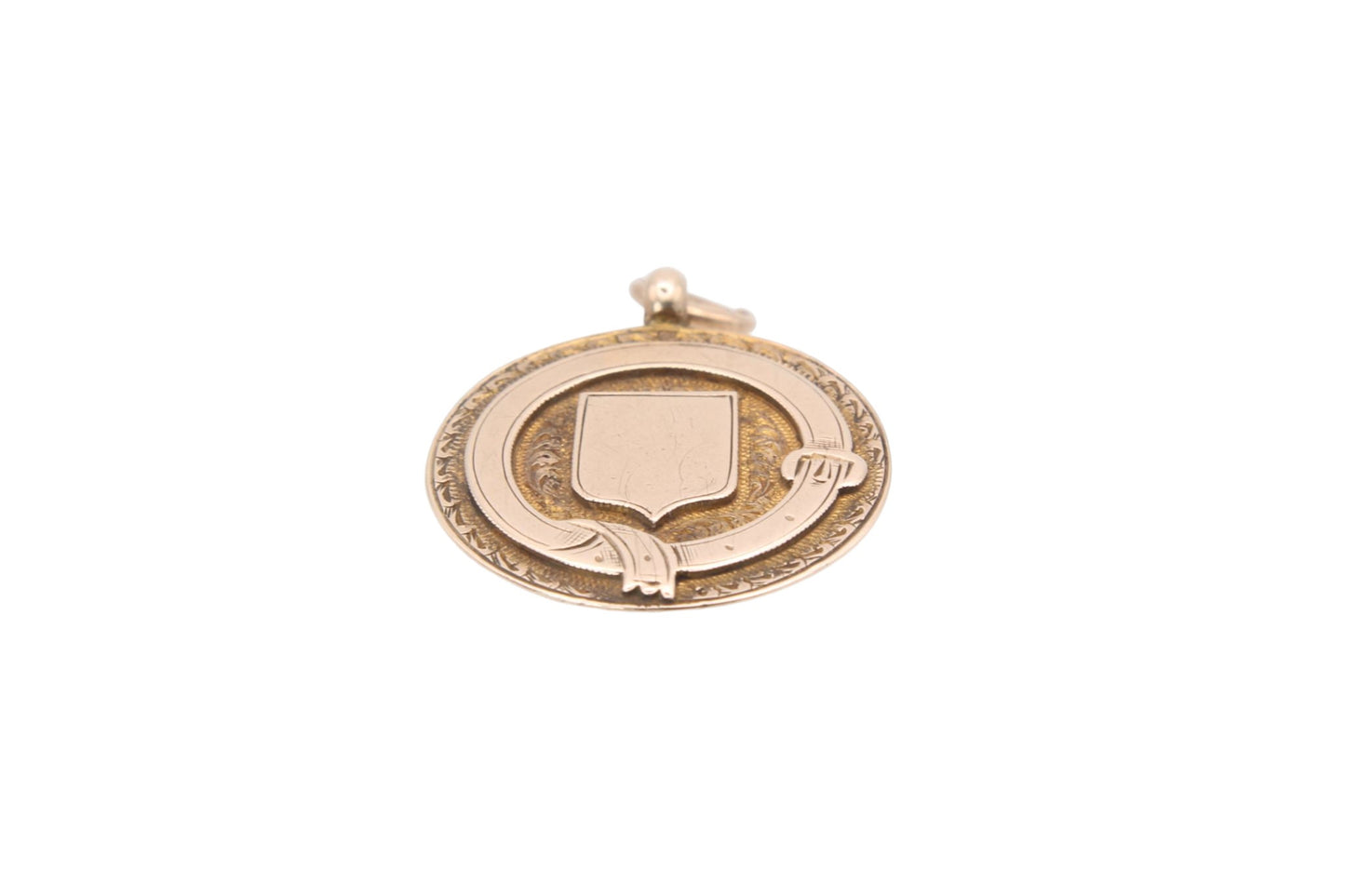 Antique Edwardian 9ct Gold Buckle Pendant