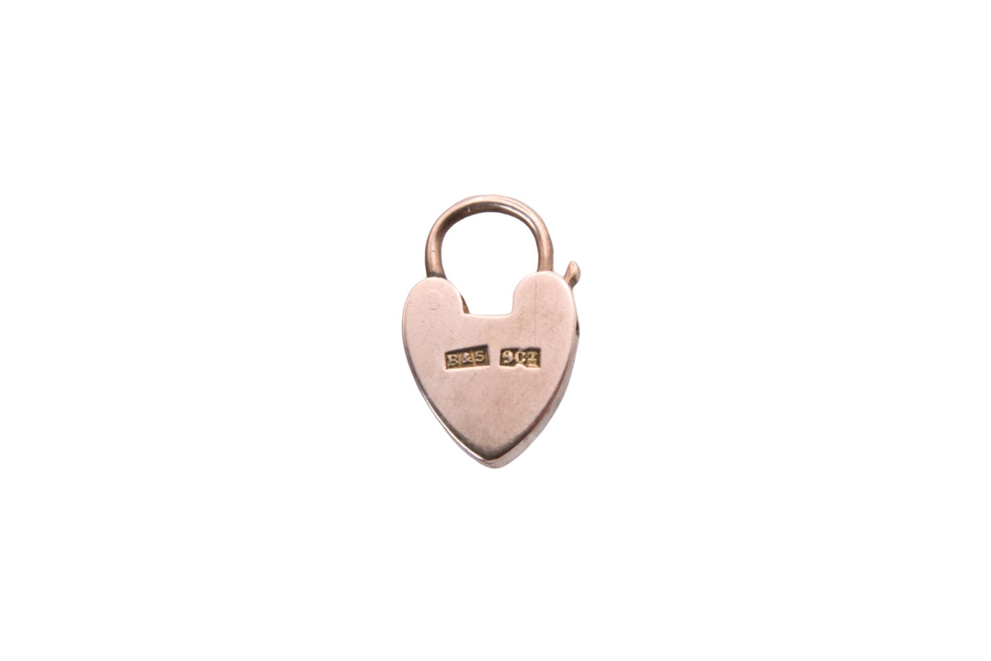 Antique 9ct Gold Decorative Padlock Charm