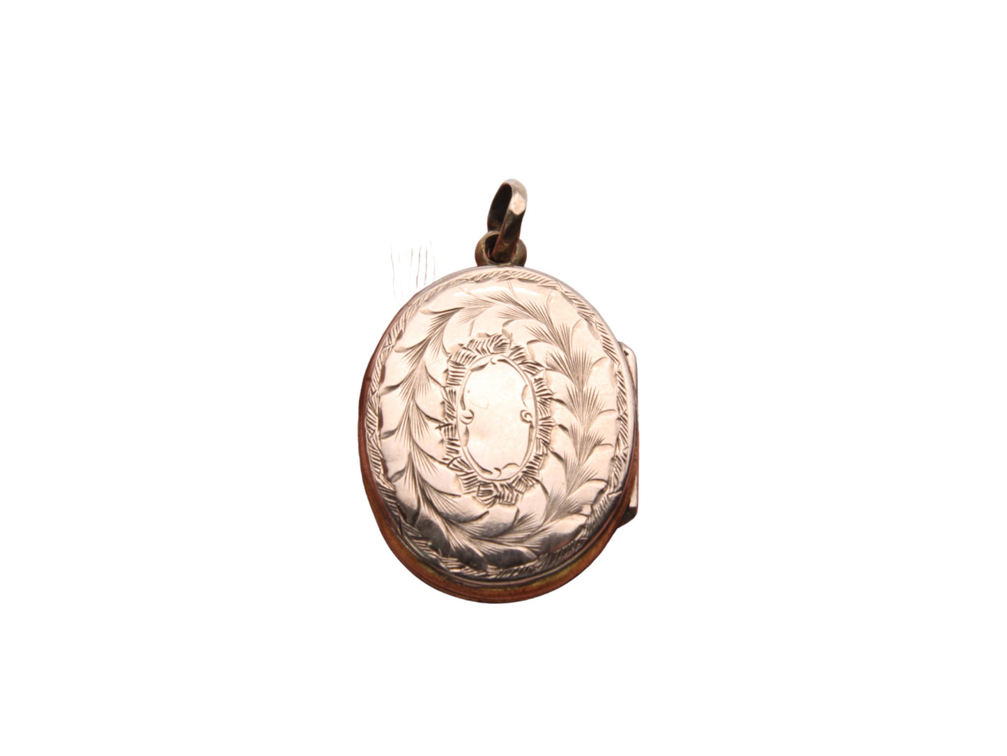 Antique 9ct Gold Bk & Ft Decorative Locket