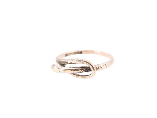 Vintage 9ct Gold Snake Ring