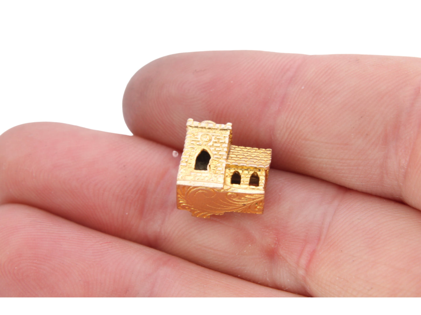 Vintage 9ct Gold Stanhope Marriage Vows Church Charm