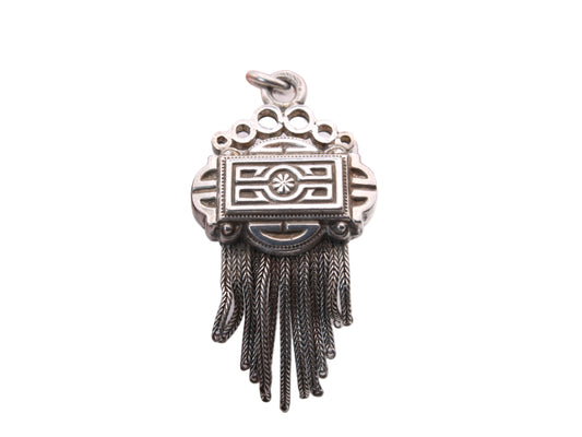 Antique French Silver Tassel Pendant