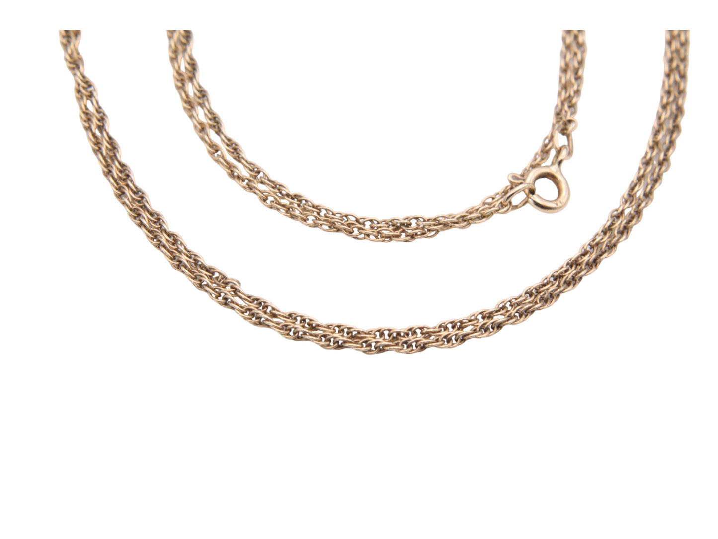 Vintage 9ct Gold Prince Of Wales Link Necklace