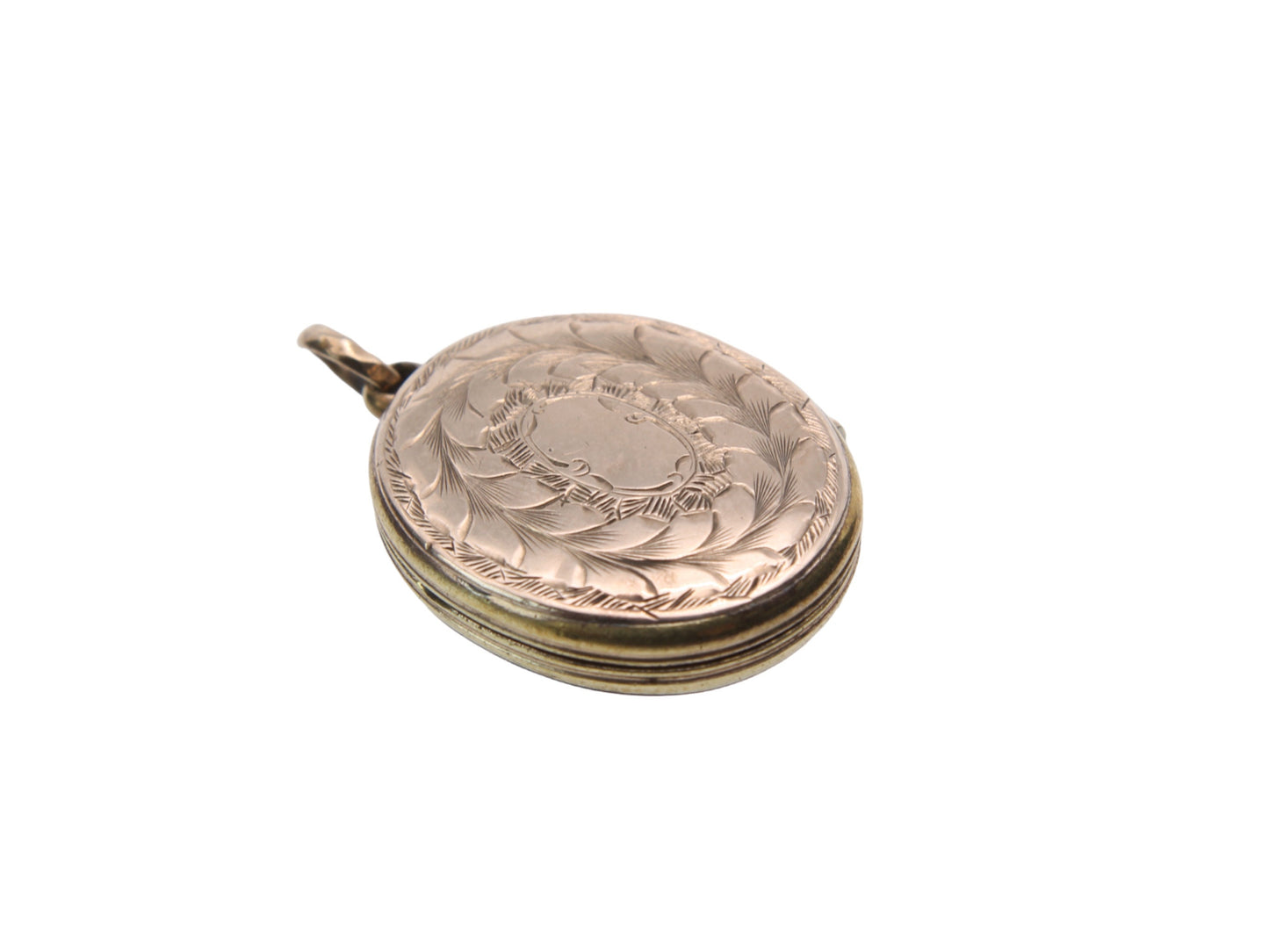 Antique 9ct Gold Decorative Chased Locket